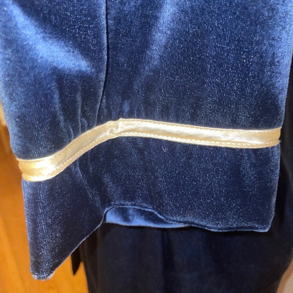 Woman’s Robe Velvet Vintage Cinema Etoile Dressing Gown Women’s Robe sz L Robe - Picture 7 of 16